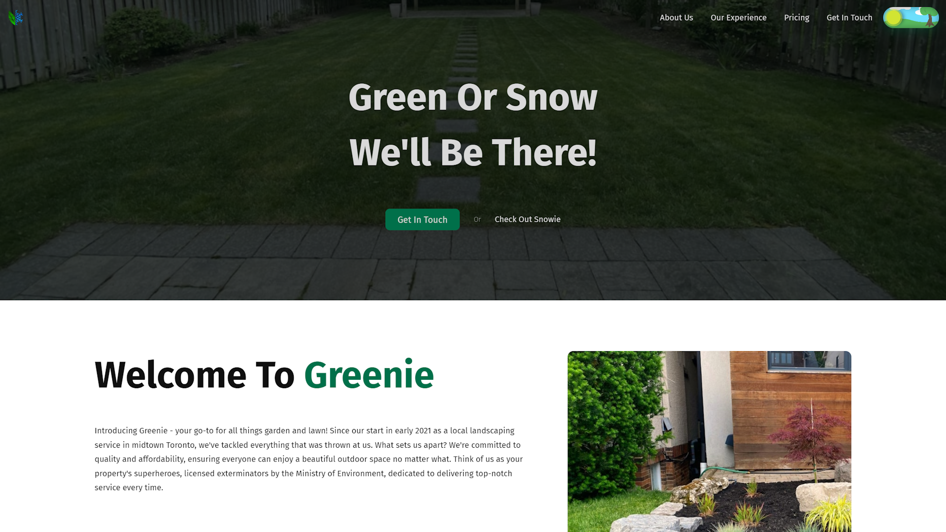 Landscaping company greenie snowie by Xenons on xenons.net